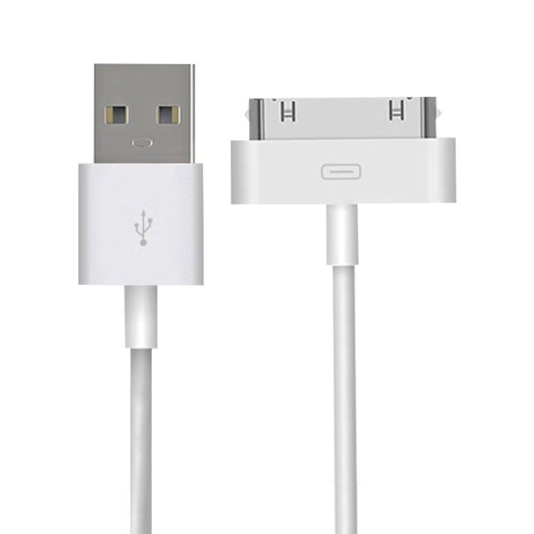 USB Data Cable for New iPad (iPad 3) / iPad 2/ iPad, iPhone 4 & 4S, iPhone 3GS/3G, iPod touch, Length: 1m ()(White)