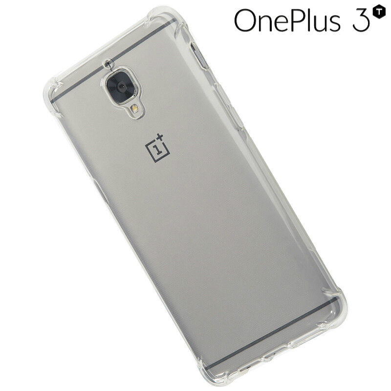 OnePlus 3T Transparent TPU With Bumper Phone Case Cover. 