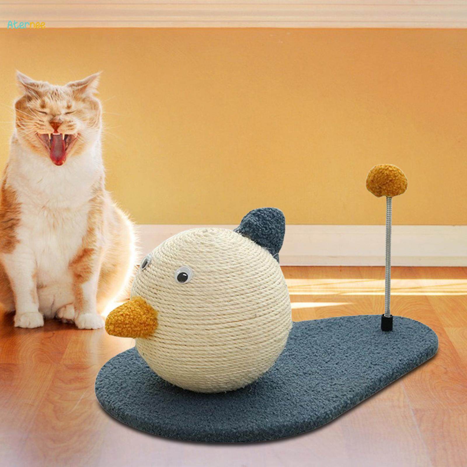 Cat Scratcher Toy for Kitten Scratching Ball for Climbing Small Cats Playing 31cmx21cmx16cm. 