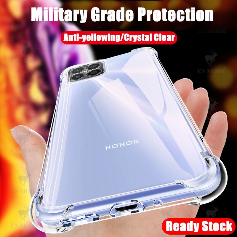 lthmy for Honor X8 4G TFY-LX1 TFY-LX2 TFY-LX3 Soft Gel Jelly Case Transparent Full Protective Anti-Scratch Resistant Back Cover Skin. 