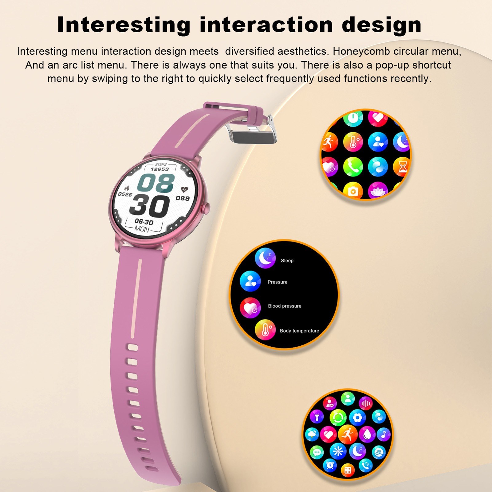 G98 Smart Watch: 1.43-inch Full Touch Screen, Health Monitoring, Exercise Records, for Android & iOS. 