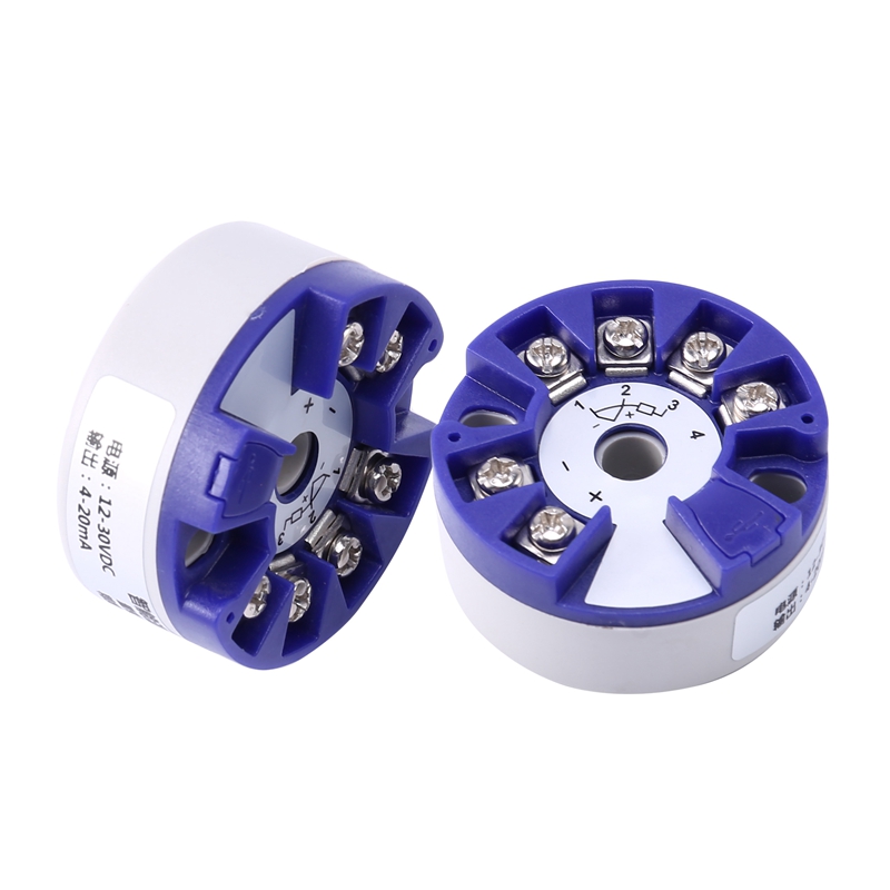 Programmable Thermocouple RTD PT100 to 4-20MA Converter TC RTD Input 4-20MA Output Head-Mounted Temperature. 