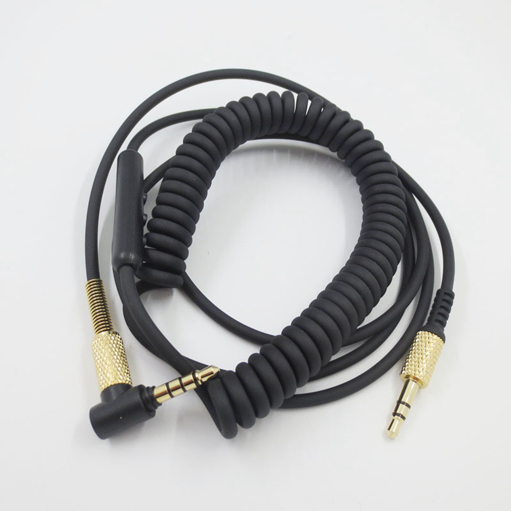 2X Spring Audio Cable Cord Line for Major II 2 Monitor Bluetooth Headphone(Without MIC)