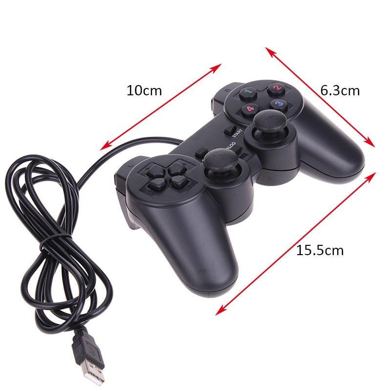 USB Wired Controller Game Joystic Gamepad Vibration Joystick For playstation  For WinXP/Win7/Win8/Win10 For PC Computer Laptop. 
