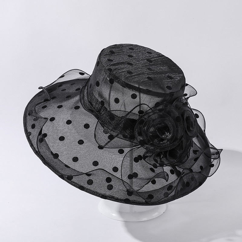 New Ladies Elegant Flower Church Hats 