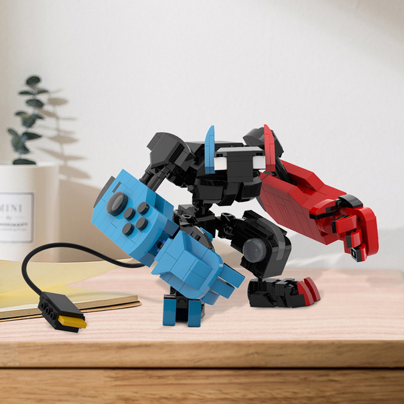 BuildMoc Switch Imp Creative Transform Mecha Building Block Set Colorful Humanoid Robot Model Brick Toys Christmas Birthday Gift Luhuai CVC. 