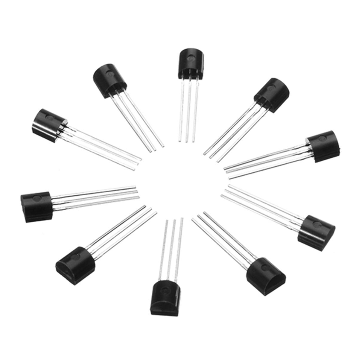 25Pcs- BC547B BC547 BC-547 BC 547 45V 100mA NPN 3 Pin Leads General Purpose Transistors BC 547 NPN 3 Pin TO-92 Package Bipolar Low Power Transistor