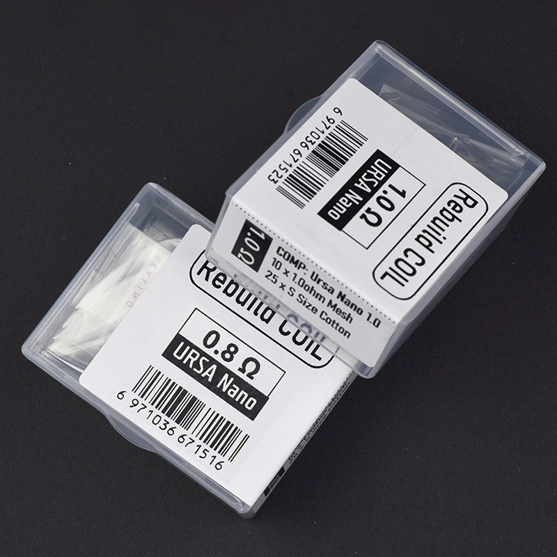 DIY Tool Rebuild Kit Mesh Coil Resistance Wire Replacement Accessory For URSA Nano 0.8/1.0ohm Eatop. 