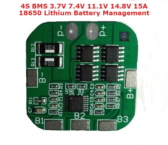 4S BMS 3.7V 7.4V 11.1V 14.8V 15A 18650 Lithium Battery Management System Board. 