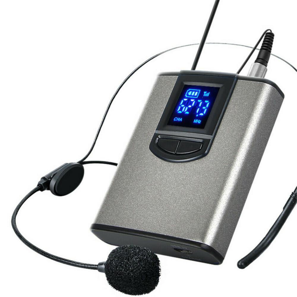 Speech Wireless Microphone Lapel Headset Mini Portable Receiver Transmitter UHF Professional Public Speaking Plug And Play. 