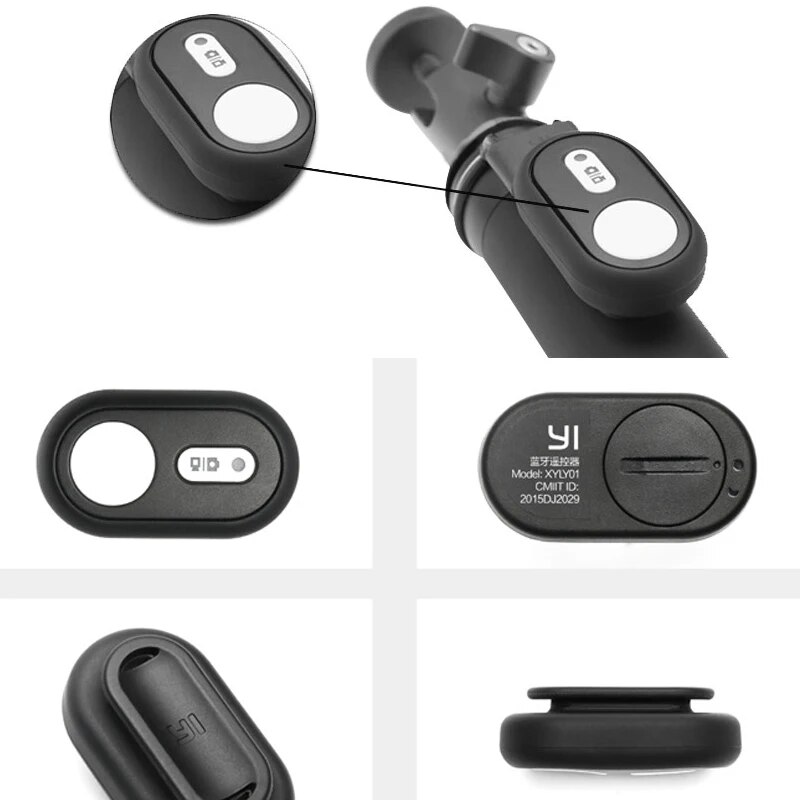Yi 4K Camera Bag Bluetooth Remote Control For Xiaomi Yi Selfie Stick For Xiaomi Yi Xiaoyi 4K 4k+ Yi Lite Action Camera. 