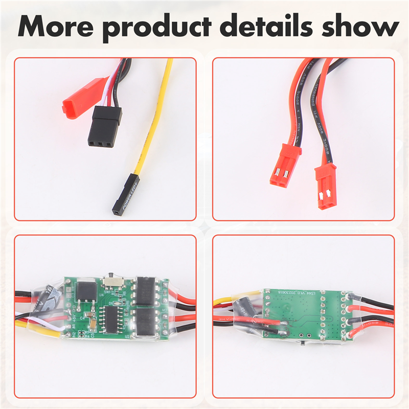 Dual Way Bidirectional Brushed Esc 2s-3s Lipo 5a Esc. 