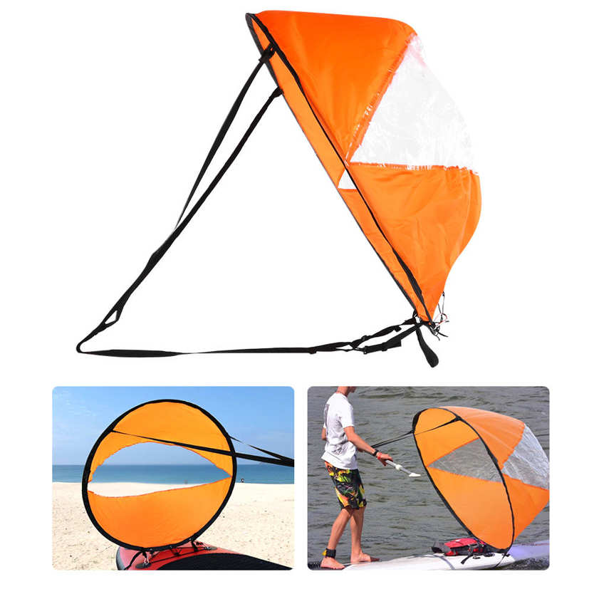 Sail Wind Paddle Eco-Friendly Ultralight Portable Foldable High Transparency Special for Kayak Canoe Inflatable Boats. 