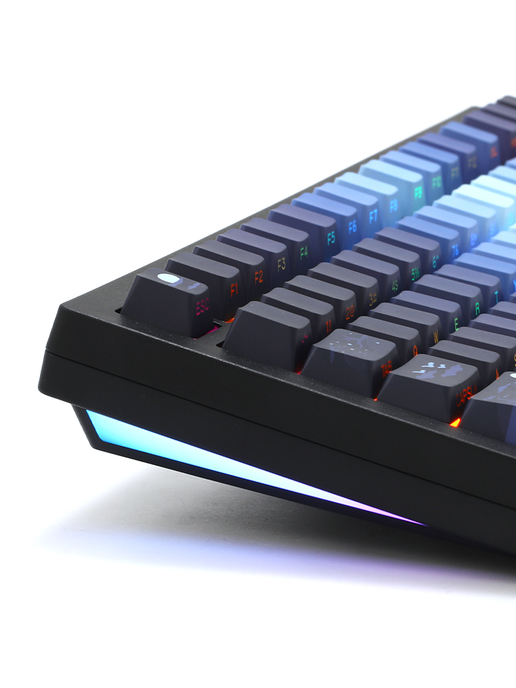 Zuohe ZH870 Mechanical Keyboard Three Mode RGB Bluetooth Wireless Gaming Keyboard Hot Swap 88Keys Custom Pc Gamer Accessories. 