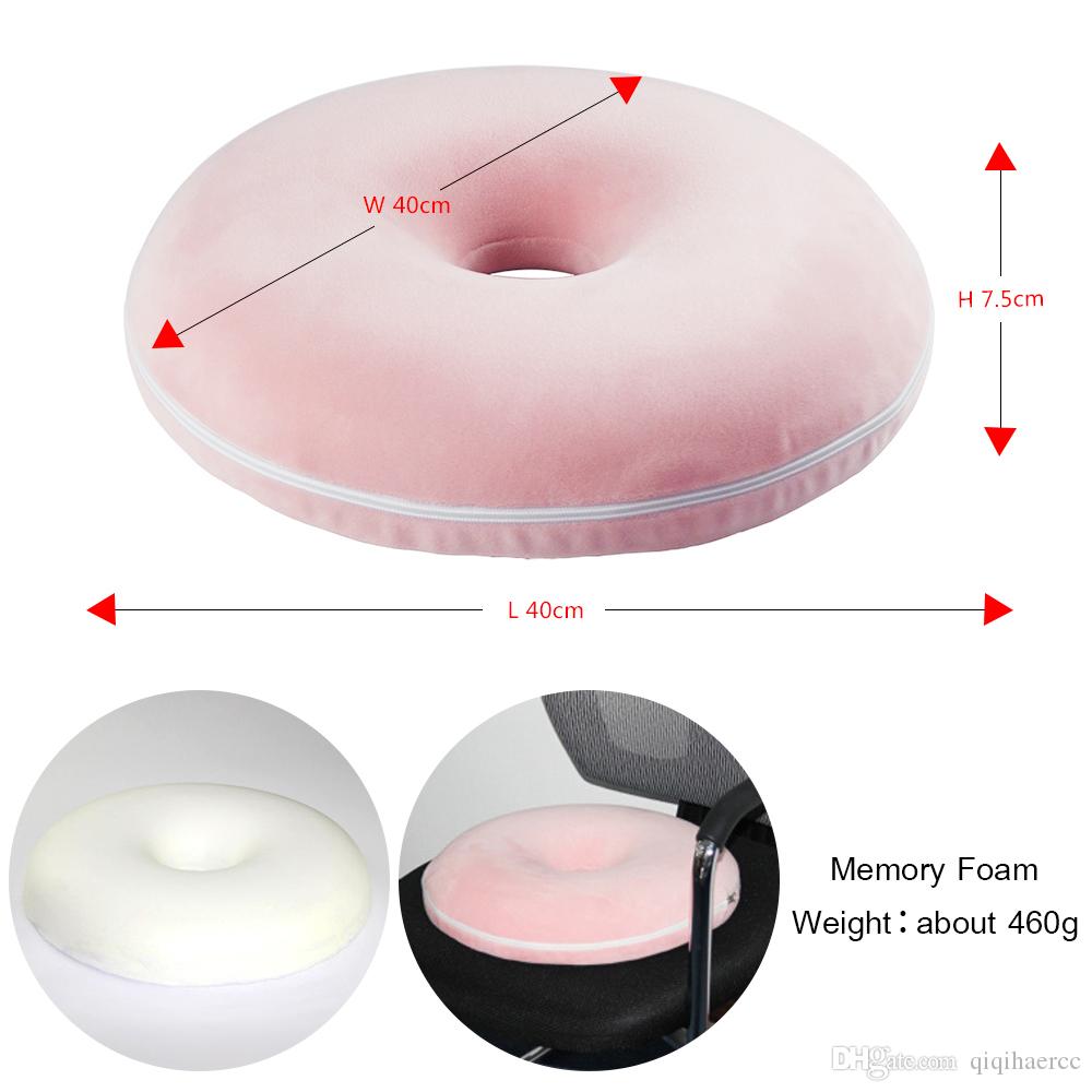 Premium Quality - Donut pillow cushion cushion foam seat cushion to reduce tailbone pain - pillow - Innovative Design. 