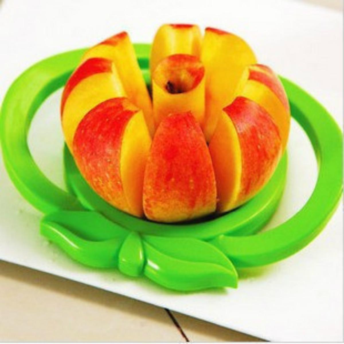 Apple Slicer Pear Peach Corer Cutter Mold Apple-shaped Kitchen Onion Fruit Cutting Knife Cut Apples Dividers Peeler Cooking Tool-
