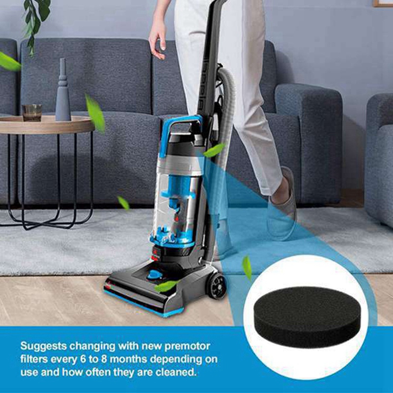 Replace Filter for Bissell Powerforce Helix Turbo 1797 2190 Cleanview Rewind 2258 2492 2254 Vacuum Cleaner,Part 1608225. 