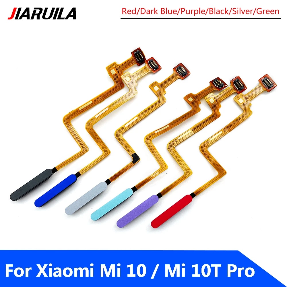 Tested For Xiaomi Mi 10T Pro / Mi 10T Lite 11T Pro FingerPrint Sensor Scanner Key Flex Cable Power Button Touch ID. 