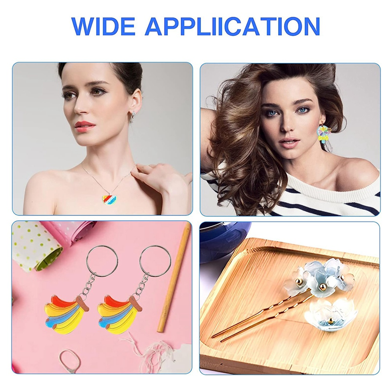 Shrink Plastic Sheet Sheets Shrinky Dink Paper Kit with Clear Heat Shrinky Art Film Dinks Paper Keychains Replacement Parts. 