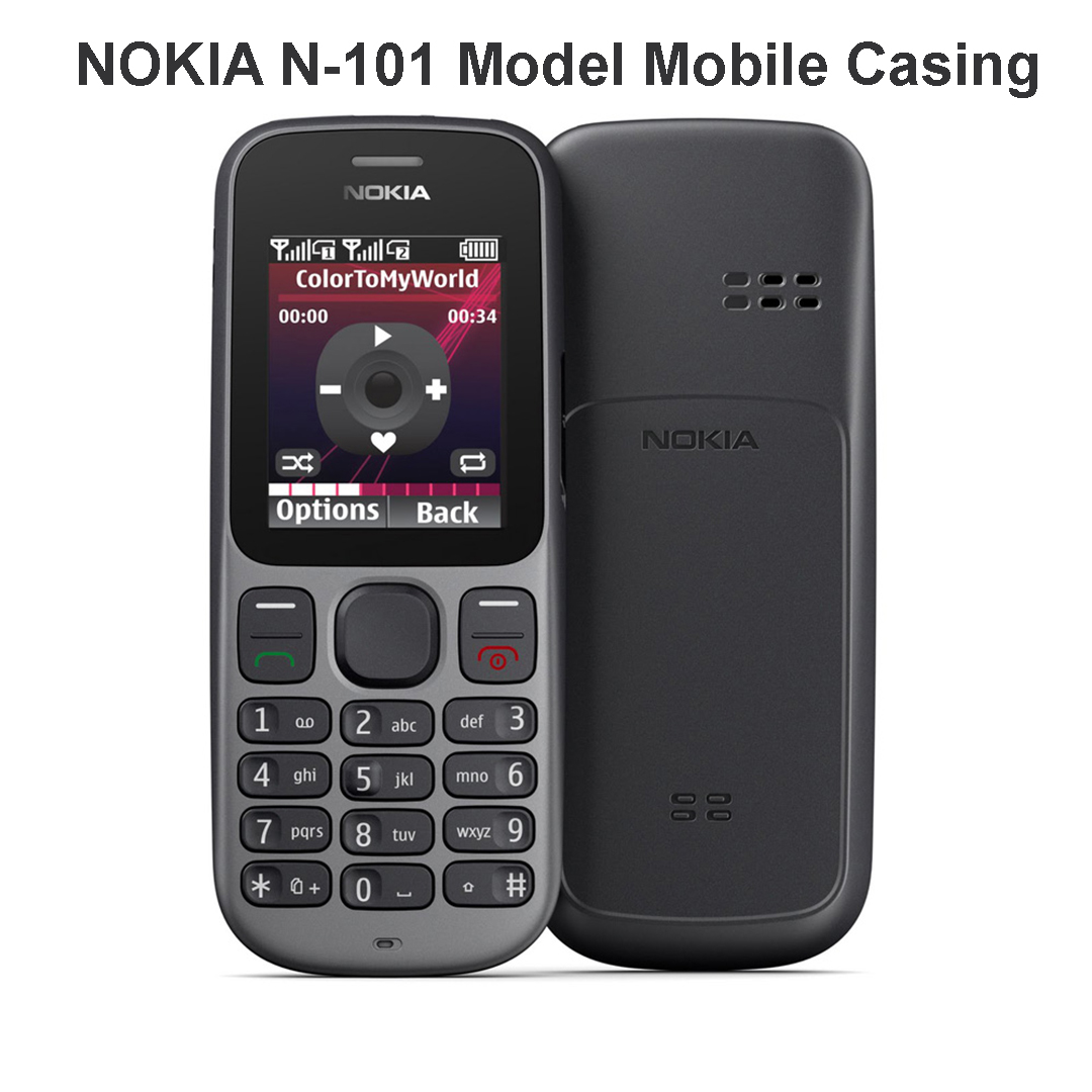 For Nokia N101 Front & Back Side Mobile Casing/Housing with Keypad. 