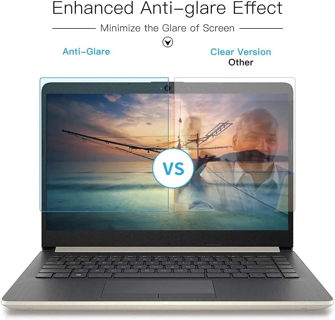 2X Anti Blue Light and Anti Glare Screen Protector for Lenovo IdeaPad Flex 5 Gen 8 16 /IdeaPad Flex 5i Gen 8 2-in-1 16 16:10. 