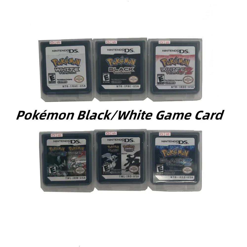 Pokémon 3DS/NDS Game Card Black/White Card Black 1/White 1 Black 2/White 2 Game Card Gift Challenge Character （R4）