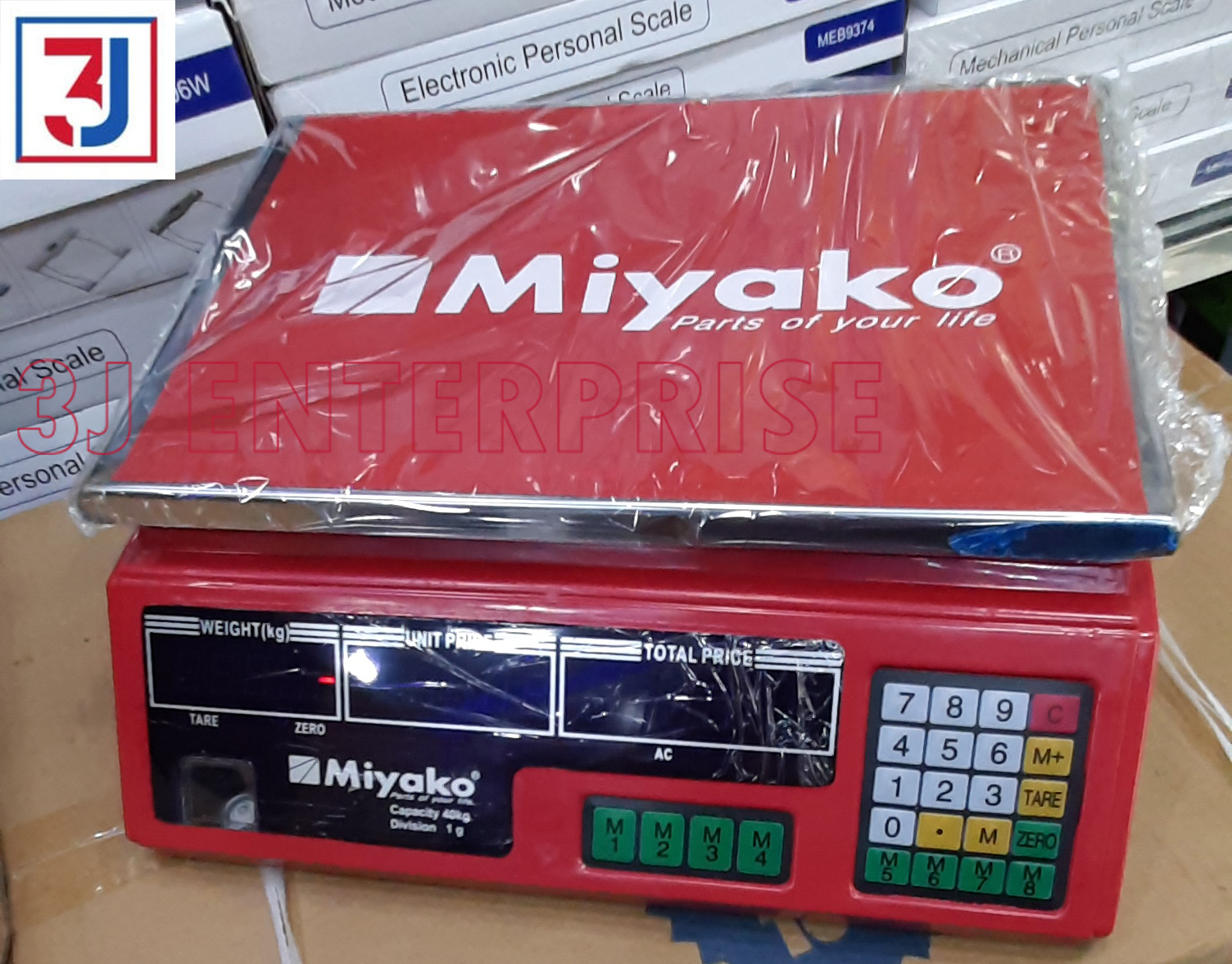 Commercial Weight Scale, Digital Weight Machine, Price Computing Scale with Tare Function 40 kg. 
