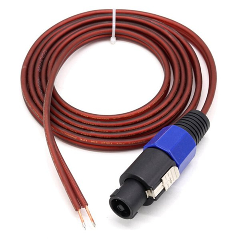 2Pcs Speakon Speaker Cable Bare Wire Open End Cable Speakon To Speaker Wire Audio Cord Amplifier Connection Cord. 