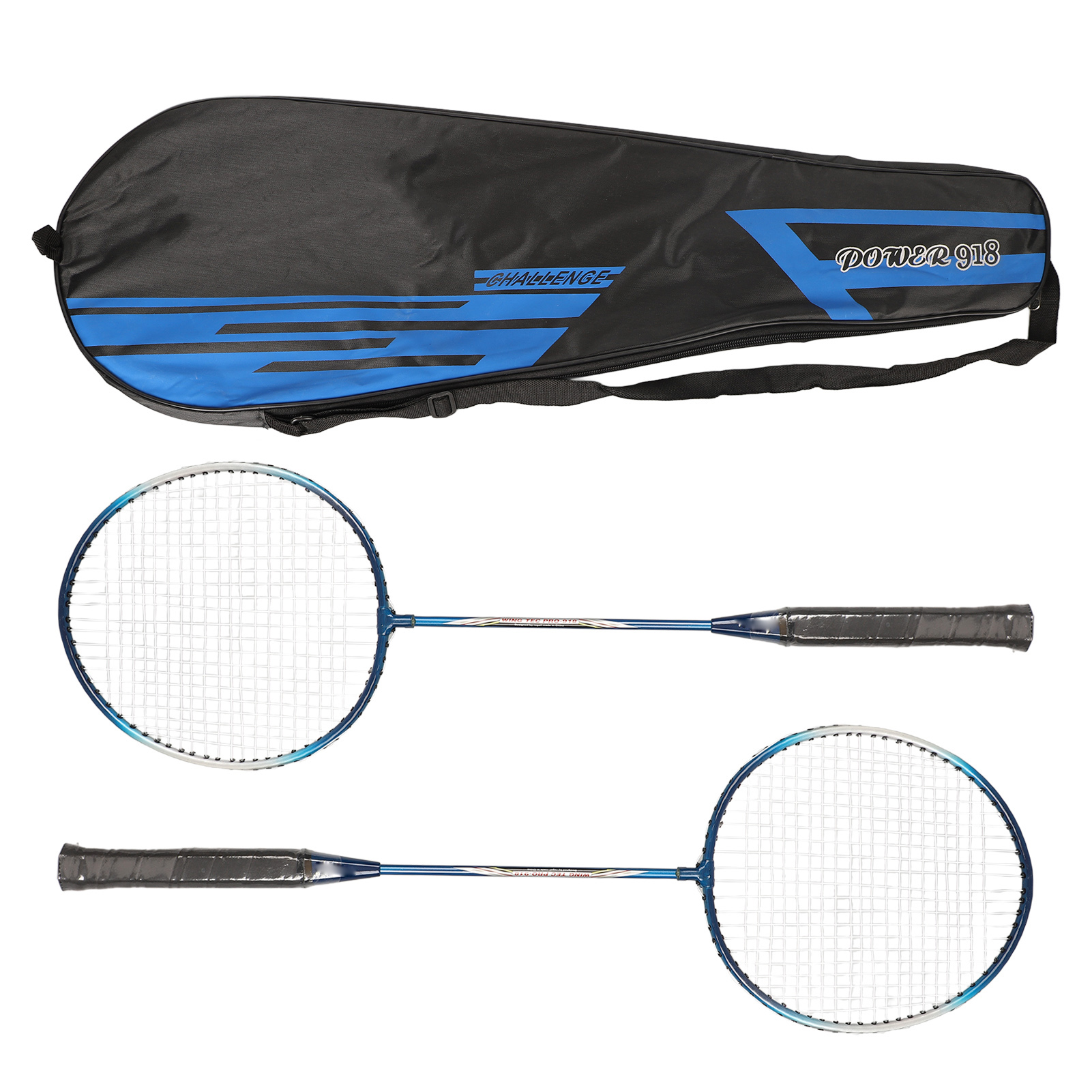 2 Player Badminton Racket Set, Badminton Racket Set Of 2 Iron Alloy  for Playground for Kids. 