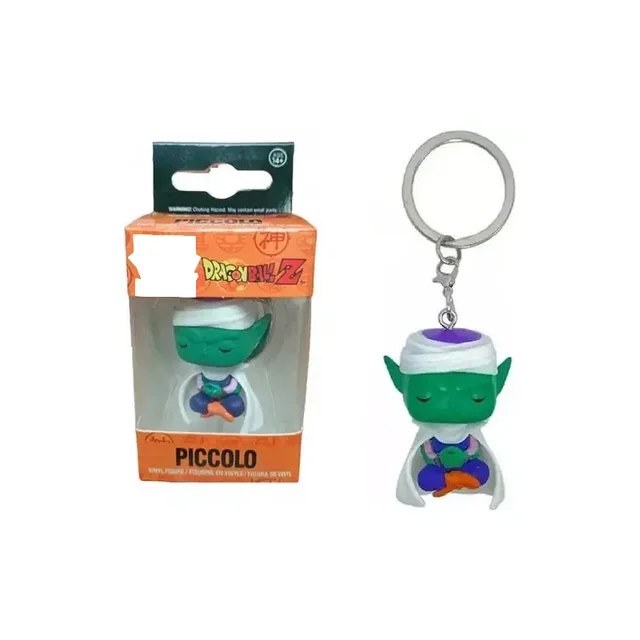 New Dragon Ball Z Keychains Cartoon Anime Figures Son Goku Master Roshi ...