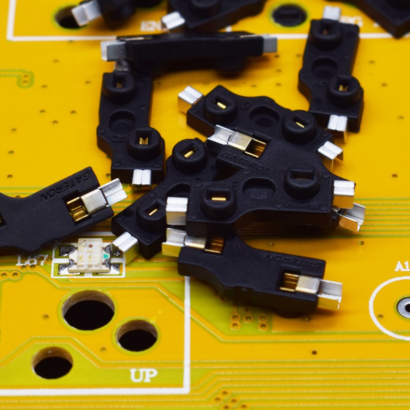 10pcs Gateron Hot Swap Sockets for MX Switches DIY Mechanical Keyboard Hotswap PCB. 