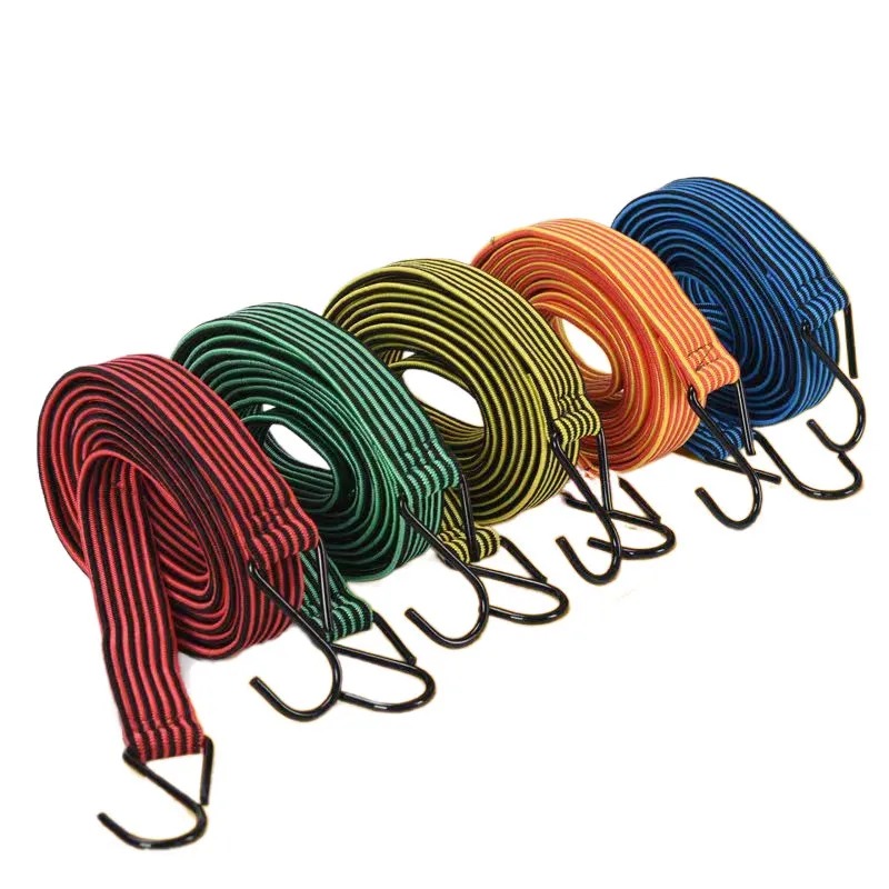 Flat High Elastic Strap Motorcycle luggage tied elastic rope