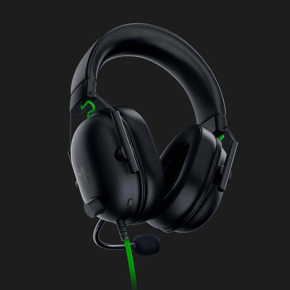 Razer BlackShark V2 X Wired Gaming Headset with Razer TriForce 50mm Driver HyperClear Noise Reduction Mic 7.1 Surround Sound. 