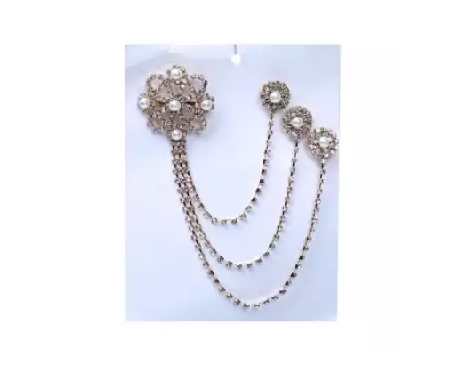 Hijab deals chain brooches