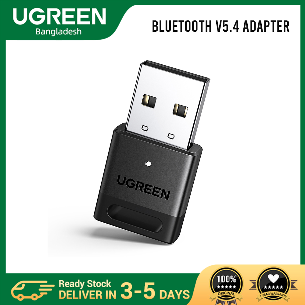 UGREEN CM748 (45134) Bluetooth v5.4 Adapter - UGREEN Bluetooth v5.4 Adapter - High-Fidelity Audio - Plug and Play - Up to 5 Devices Sync Connected