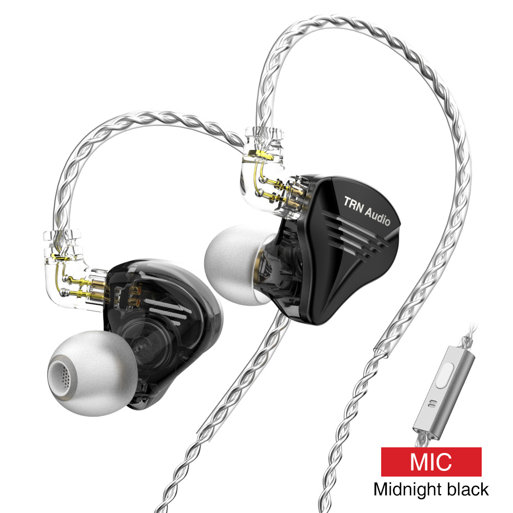 TRN TA2 HiFi Audio Triple Hybrid Driver(1DD+2 Knowles BA) Earphone IEM Metal Shell with Detachable Headset Running Headphone. 