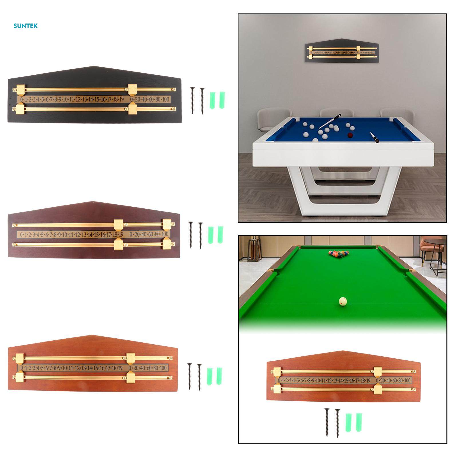 LOVIVER Tableau De Score De Billard En Bois, Dispositif De Notation De