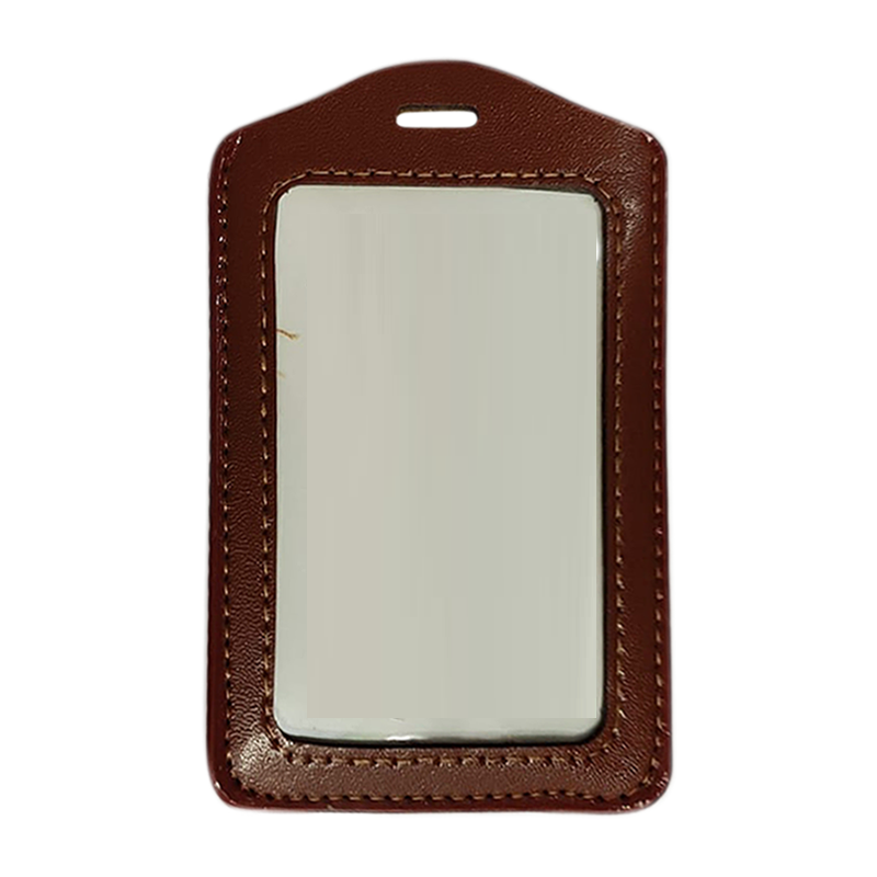 10 PCS PU Leather ID Badge Card Pocket Holder