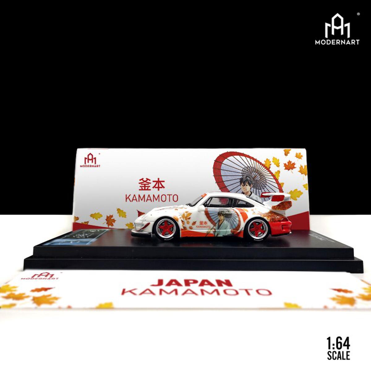 Time Micro TM 1:64 RWB 993 964 VEGETA GOKU MAJIN BUU Martini apple Falken Pinkpig Sakula Die-cast Model Car