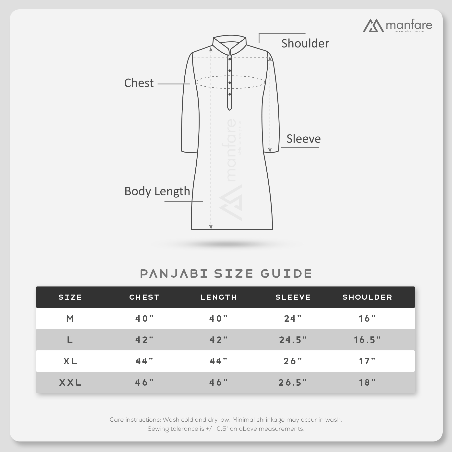 Manfare's ELITE Quality Embroidery Panjabi For Men I MP-131. 