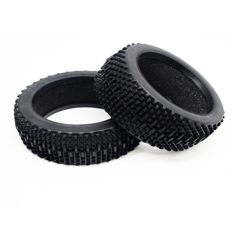 4Pcs 110mm 1/8 RC Off-Road Buggy Car Rubber Tire Tyre