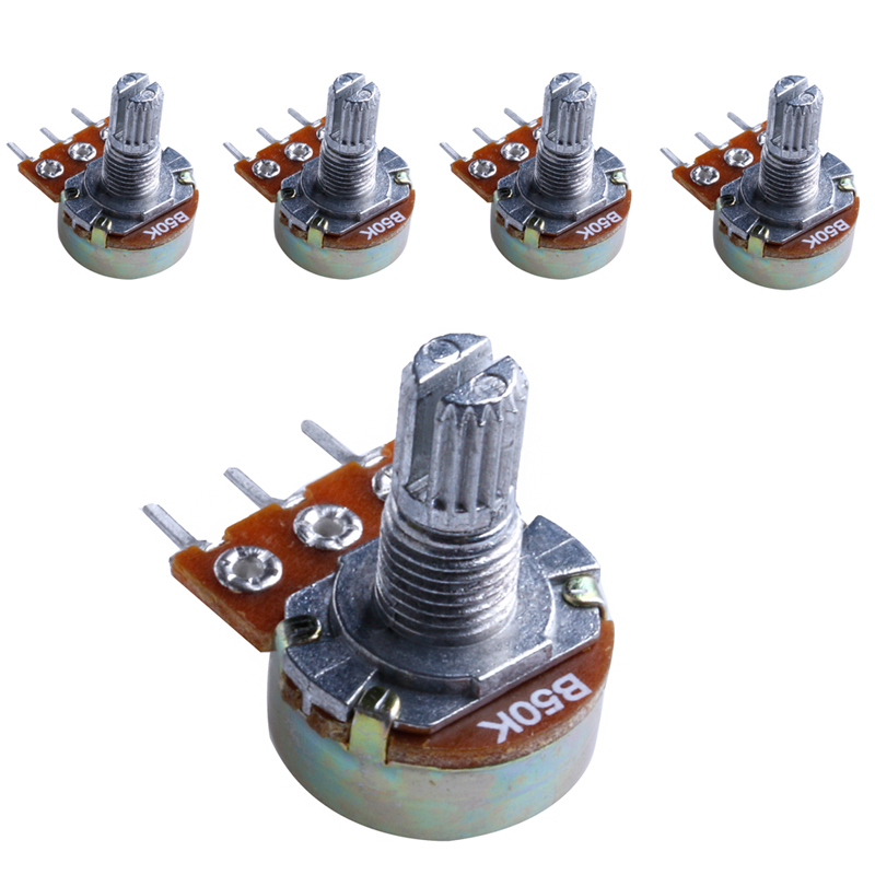 3Pcs- 3 Pin 20K Potentiometer Panel Mount 20K Ohm 1/2 Watt 3 Terminal Single Gang Linear Taper Rotary Potentiometer 20K Ohm Adjustable Variable Resistor Potentiometer Pot Electrical Circuitry & Parts. 