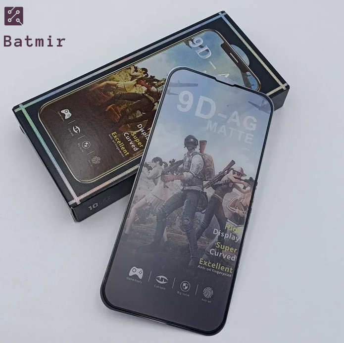 For iPhone 14 Plus AG Matte Tempered Glass Front Screen Anti Fingerprint Gaming Full Screen Protector