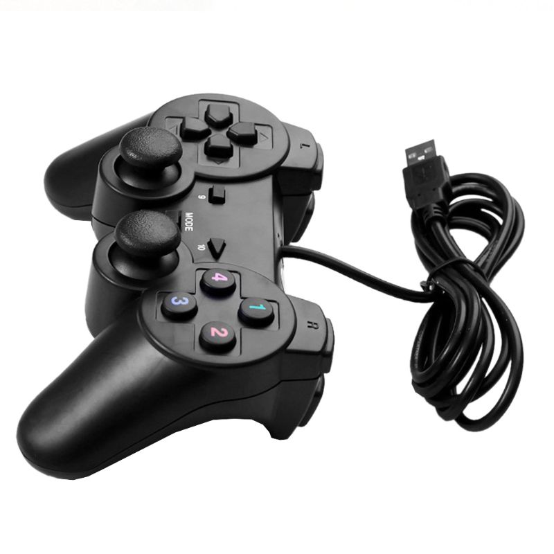 Y8AD USB Wired Gamepad Joystick Single/Double Vibration Joypad Game Controller Handle for PC  Computer. 