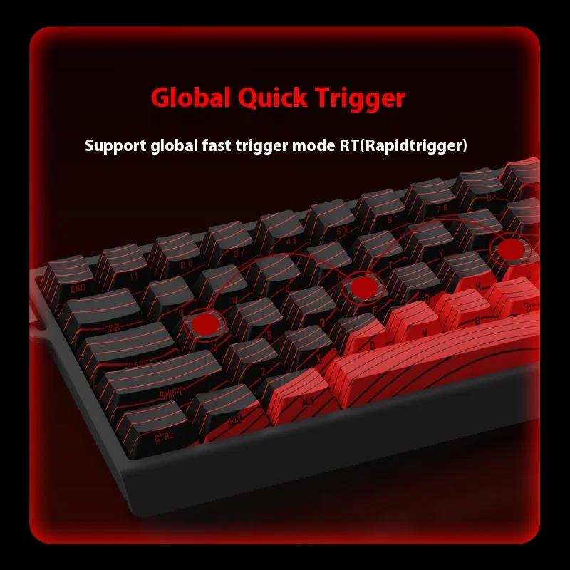 MADLIONS Mad60/68 HE Mechanical Keyboard Magnetic Switch Wired Hot Swap 8K Polling Rate Customized Gaming keyboard Pc Gamers. 