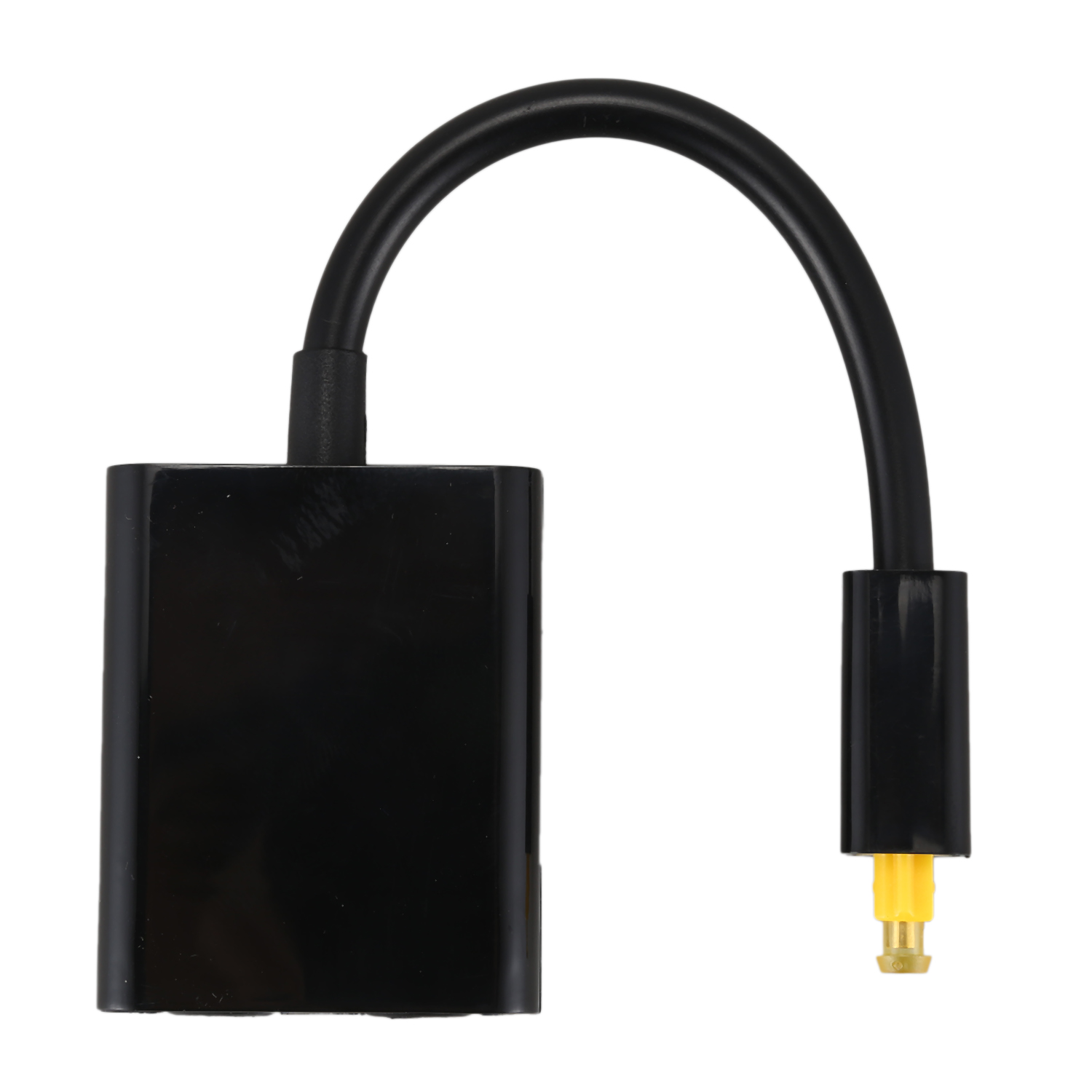 SPDIF Optical Audio Splitter 2 Way Toslink Splitter Adapter Hub. 