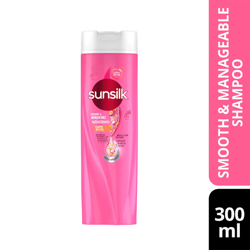 Sunsilk Smooth & Manageable Shampoo 300ml || The MallBD