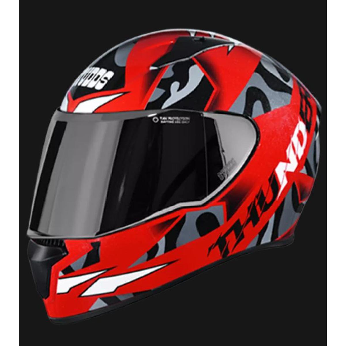 Stay Safe on the Road with a Studds Thunder Helmet in Matte Red - Easy To use and Clean, A Unique Choice For Your Safety