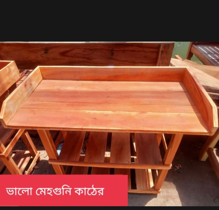Wooden Gas burner table Kitchen Table / wodden gas stove table mehgony / Gas stove - Great to Have - Simple to Use And Suitable for you
