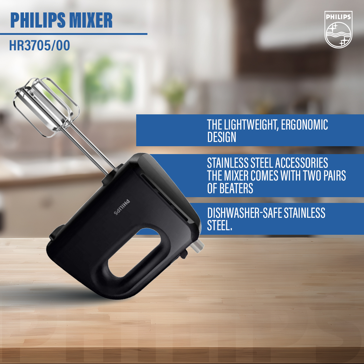 Vásárlás: Philips Daily Collection HR3705/00/10 Kézi mixer árak